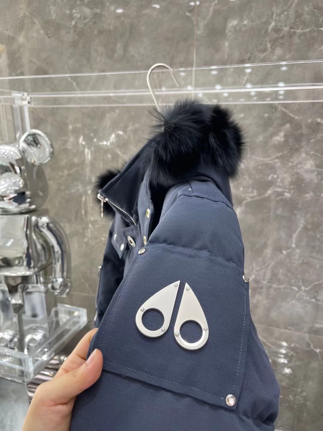 Moose Knuckles Hooded Down Jacket
